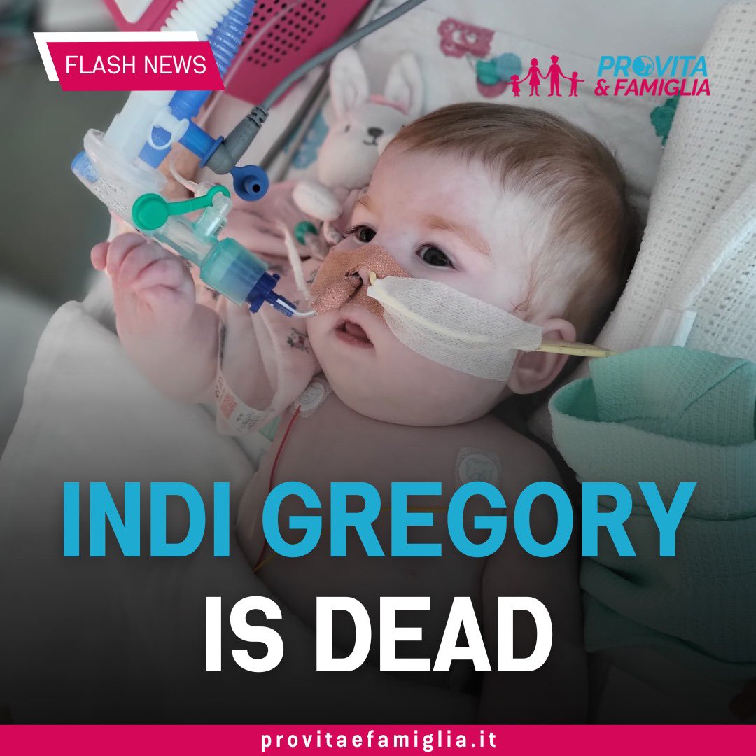 MaryMacElveen's tweet photo. Due to #RationedCare in the #UK. #BabyIndi had the RIGHT TO LIVE! https://t.co/0NWeW3fONf