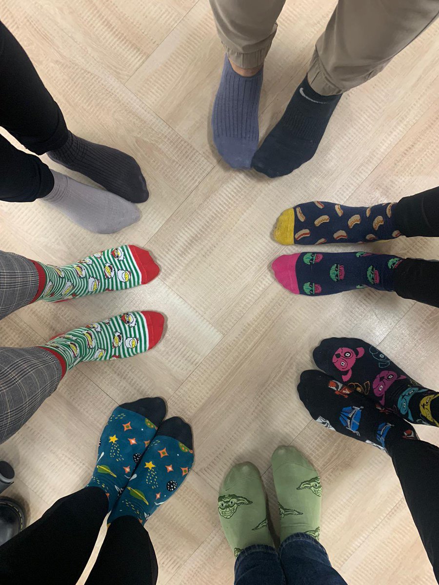 It's #AntiBullyingWeek and here at #CGMánchester🇪🇸 we are celebrating #OddSocksDay to help raise awareness on bullying.

 #MakeANoise