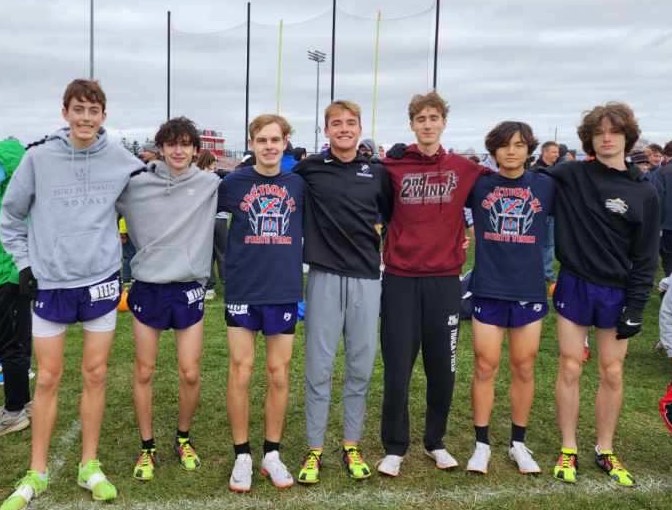 The boys CC team finished 4th in the NYSPHSAA Championships this weekend. They were led by Colin Veit who finished 15th overall and qualified for the Federation Championships. Gwen Connelly finished in the top 50 and took 15 seconds off her time from last year. #PortJeffProud