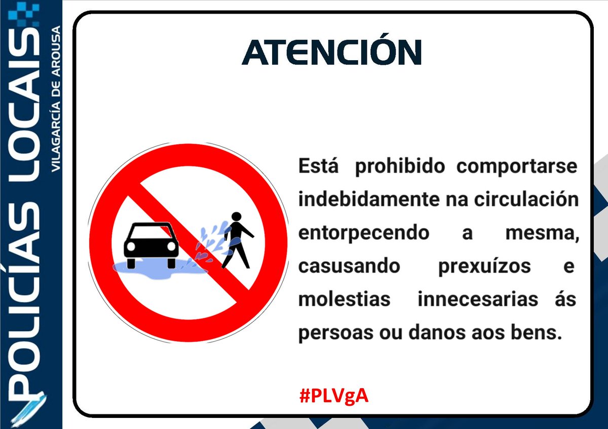 PLVgA's tweet image. #SeguridadeViaria #Respecto #Civismo #MejorMásDespacio #092ATúaPolicíaDeProximidade #PoliciaLocal #Vilagarcía #VilagarcíaDeArousa #PLVgA