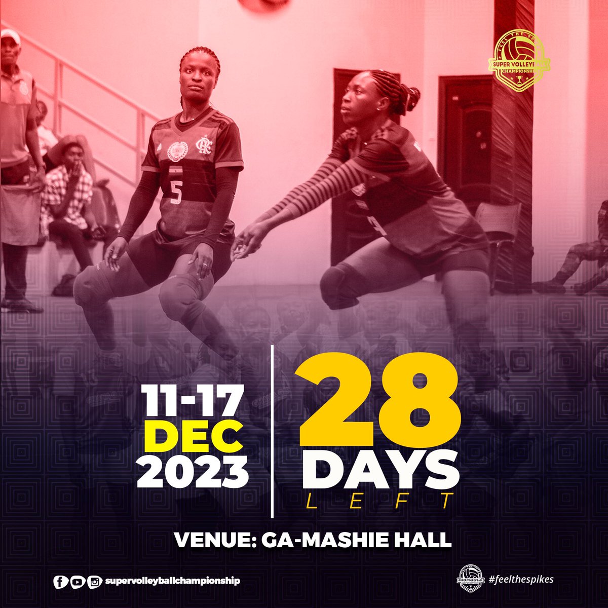 Gradually getting closer🔥🔥💥💥💥the most decorated and best ever volleyball championship in Africa🎉🥳🔥🔥🔥stay updated for more on <a href="/SuperVBallChamp/">SuperVolleyball Championship</a> 

<a href="/moysgovgh/">Sports & Recreation.</a> @GhanaVolleyball <a href="/CAVBPress/">CAVB</a> 

#sports #volleyball #VolleyNews #SVC23