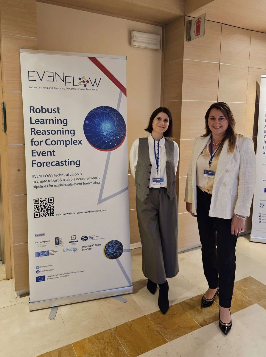 EvenflowProject's tweet image. ✔️Day 1 of the @AIonDemand Community Forum just finished in Bologna, 🇮🇹!
The @EvenflowProject was presented to the #AI community by partner @NCSR_Demokritos during the session "Enlarging AIoD Community" regarding the 40+ initiatives contributing to the Platform.
#NeurosymbolicAI
