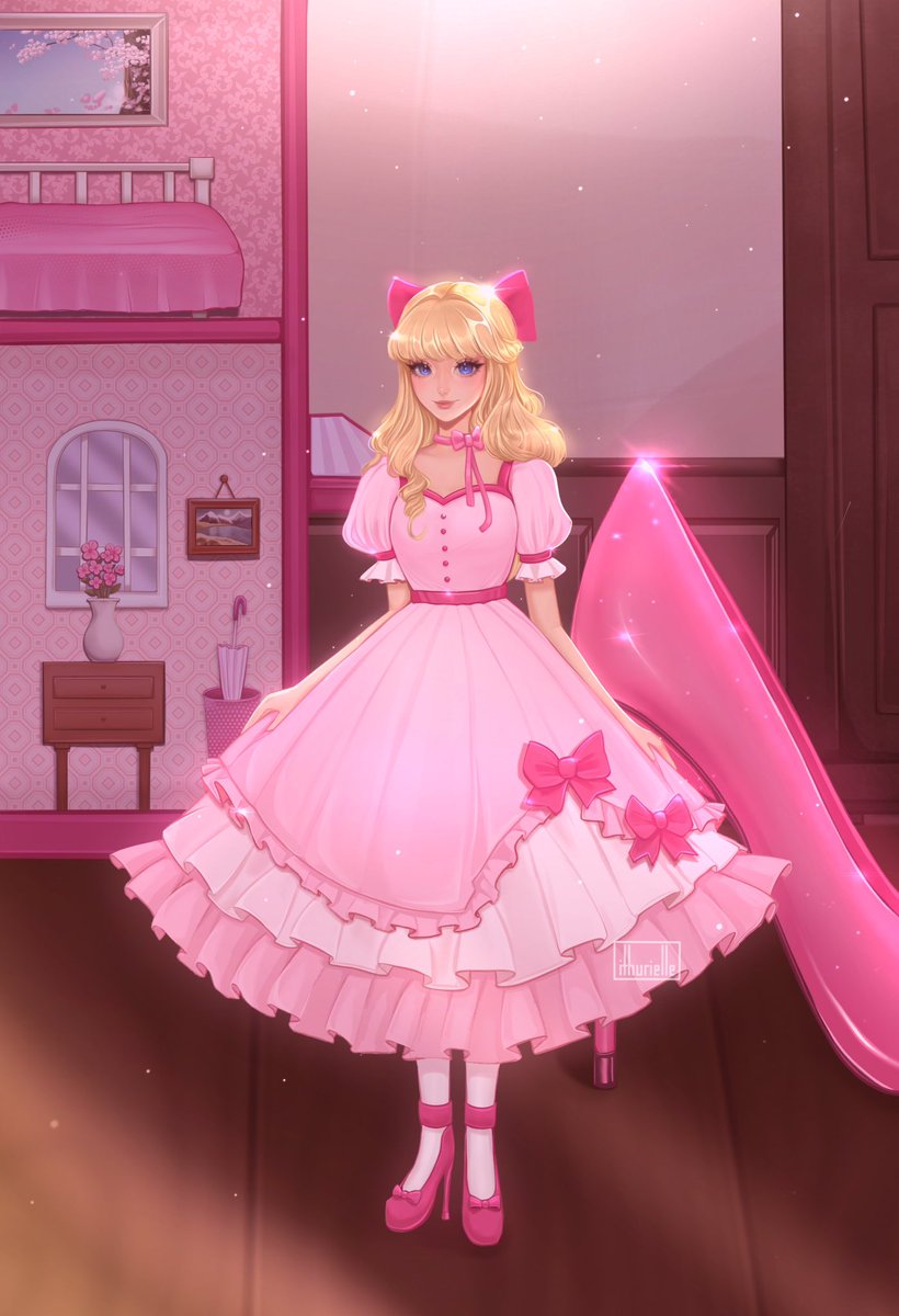 ithurielle's tweet photo. Meet Annie, a character from my latest commission with a very cute magic that leaves her very tiny ✨💗 https://t.co/Snas80puvJ