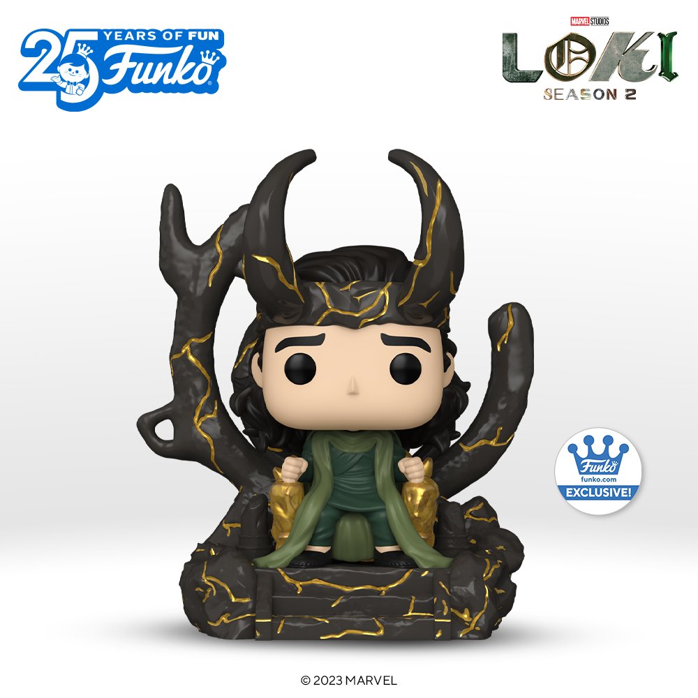 Funko Europe on X: Let adventure reign in your Marvel set. Bring home a Pop!  Deluxe God Loki bobblehead, seated on his throne. Coming soon – be the  first to know when