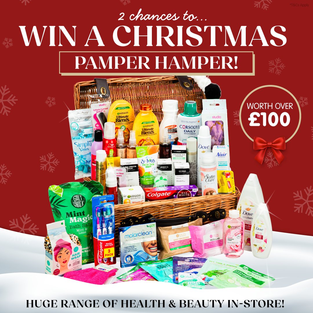 🎅#COMPETITION TIME🎅 We're getting into the Christmas spirit! To celebrate, we're giving away TWO chances to WIN a Christmas Pamper Hamper with over £100 worth of goodies! For a chance to #WIN, simply 1) FOLLOW 2) RT 3) COMMENT #BMHamper Ends 9am 20/11/23