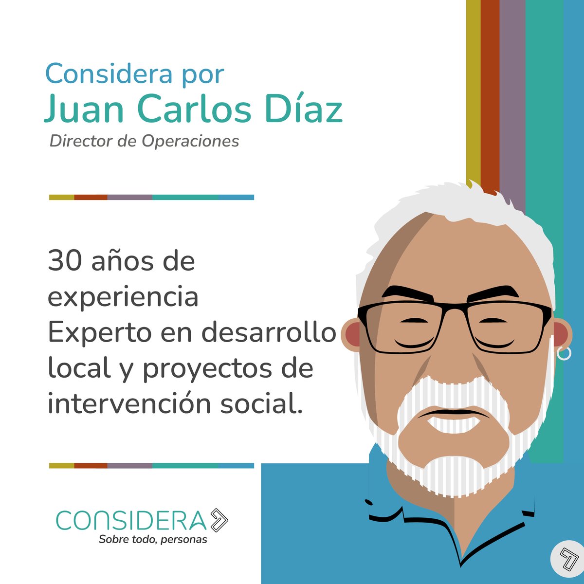 CONSIDERApl's tweet photo. 👥 En #CONSIDERA contamos con un equipo multidisciplinar de profesionales que nos permite abarcar proyectos muy diversos y especializados. Por eso queremos que nos vayas conociendo. Comenzamos con Juan Carlos Diaz, director de operaciones. https://t.co/O64seX8SCD