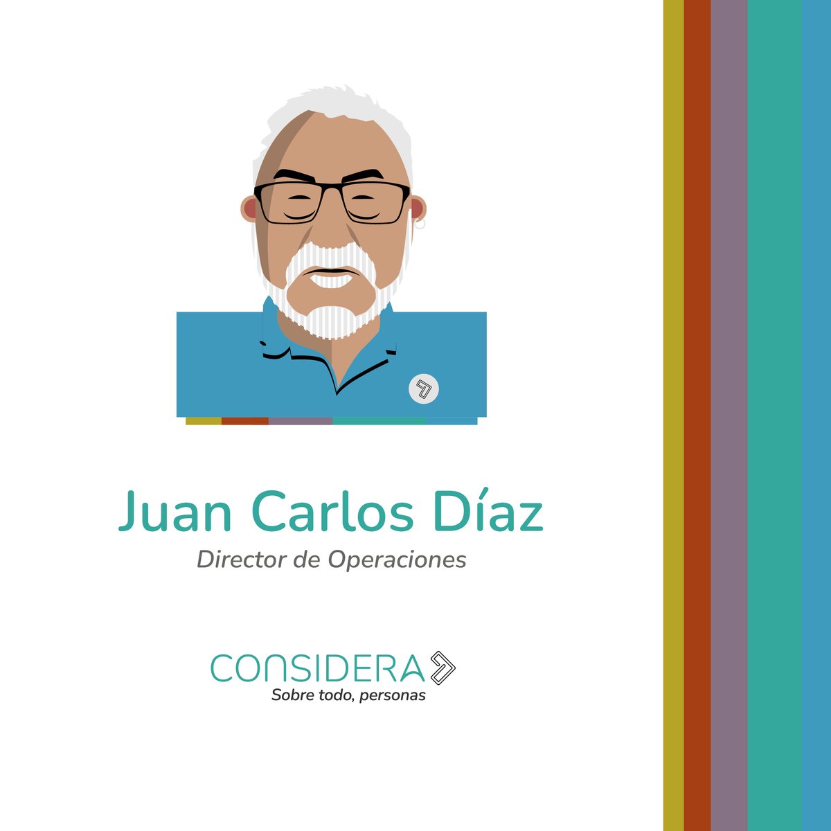 CONSIDERApl's tweet photo. 👥 En #CONSIDERA contamos con un equipo multidisciplinar de profesionales que nos permite abarcar proyectos muy diversos y especializados. Por eso queremos que nos vayas conociendo. Comenzamos con Juan Carlos Diaz, director de operaciones. https://t.co/O64seX8SCD