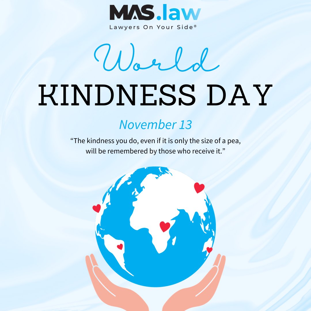 At MAS, we are dedicated to helping those who have been injured. We believe in the power of kindness and justice for all. Our team is here to help you navigate through times with compassion and support. 💙

#KindnessMatters #OurClientsMatter #LawyersOnYourSide #MASlaw