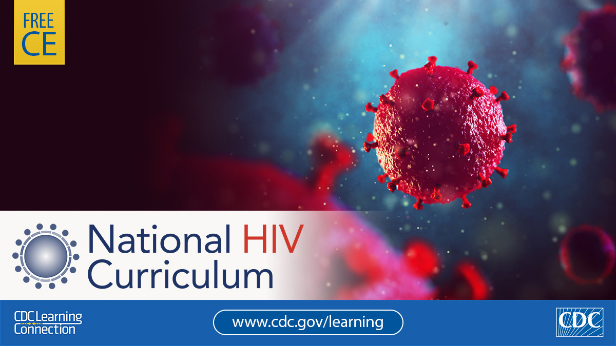 Clinicians: You are key to ending the HIV epidemic. Learn how to care for patients with HIV and prevent transmission with the recently updated National HIV Curriculum.

Free CE: bit.ly/2YWkC3C.
#CDCLearning #EndHIVEpidemic