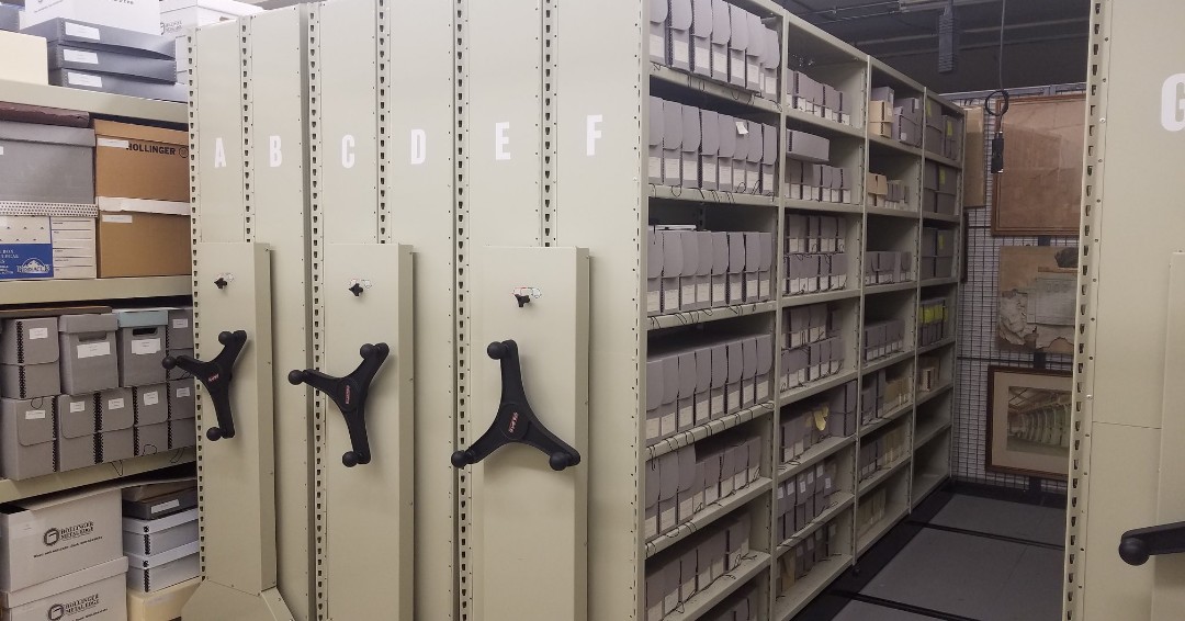 SBCountyMuseum's tweet photo. Day 13 of #Museum30. Today's prompt is #Storage
Here's a behind-the-scenes look into our Anthropology and History storage.
#museum30
#challenge30
#SBCMuseum
#SBCountyMuseum https://t.co/anzrzHLun0