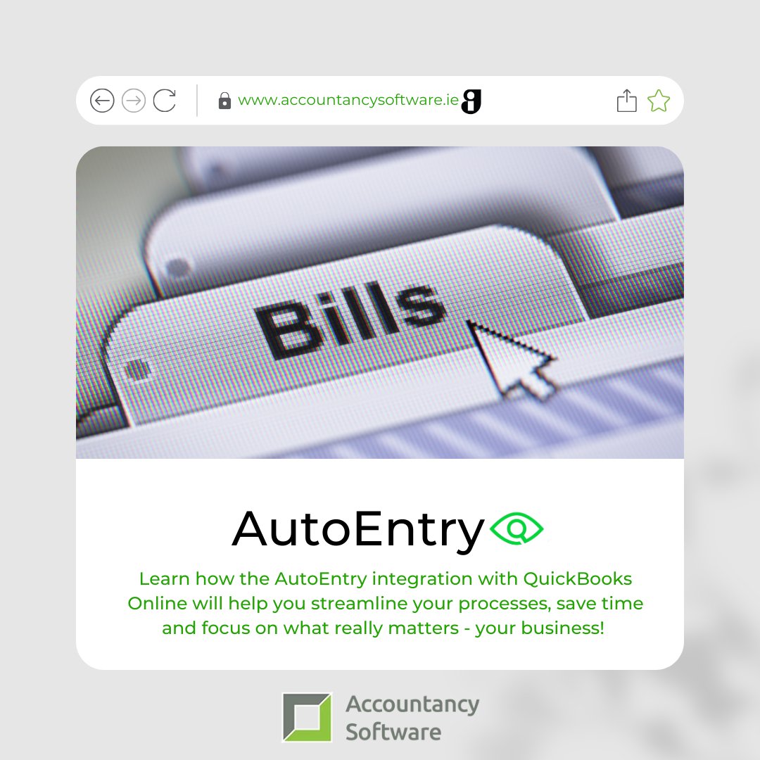 AccountancyI's tweet image. If you missed our webinar with AutoEntry last Thursday, this is the blog post for you! 

#QuickBooksOnline #QuickBooksProAdvisor #AutoEntry #QuickBooksIreland