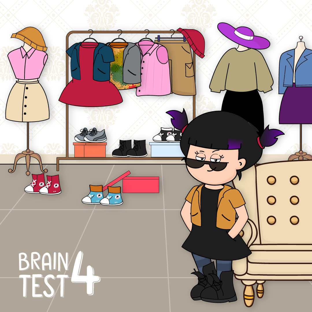 Unico Studio on X: Have you tried Brain Test 4? You can personalise your  character! With the over 1000 combinations, create your own Brain Test  world! Share your character in the comments👗🔥🤩! #