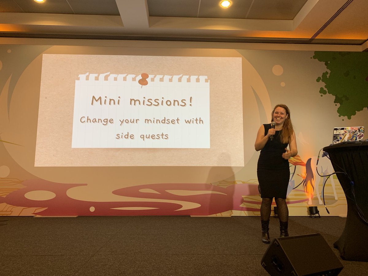 And she is on!!!! ⁦<a href="/AgileTD/">Agile Testing Days</a>⁩