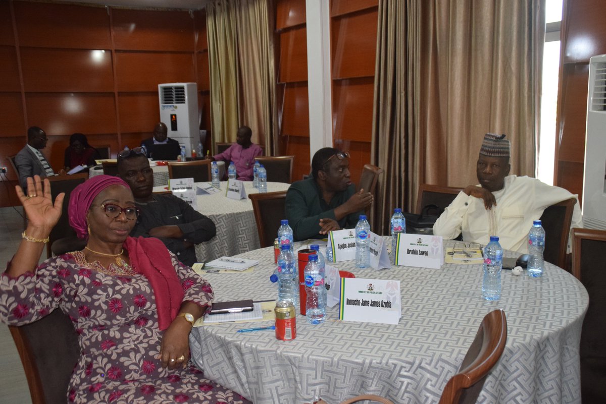 PoliceAffairs's tweet photo. Minister of State for Police Affairs, Hajia Imaan  has pointed out that the  key mandates of the Ministry are developing and implementing a harmonized police reform report, amending the Police Act, executing  President's directive on the withdrawal of police personnel from VIP https://t.co/j7bgZp4Cxq