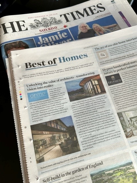 Orme Architecture (@ormeltd) on Twitter photo Did you see us?
We were absolutely thrilled to be featured in <a href="/thetimes/">The Times and The Sunday Times</a> on Saturday the 11th, highlighting our work in the "Best of Homes" segment. Delighted to be given the opportunity to showcase the impact and value of #architectural expertise
#BestOfHomes #FeaturedInPrint Did you see us?
We were absolutely thrilled to be featured in <a href="/thetimes/">The Times and The Sunday Times</a> on Saturday the 11th, highlighting our work in the "Best of Homes" segment. Delighted to be given the opportunity to showcase the impact and value of #architectural expertise
#BestOfHomes #FeaturedInPrint