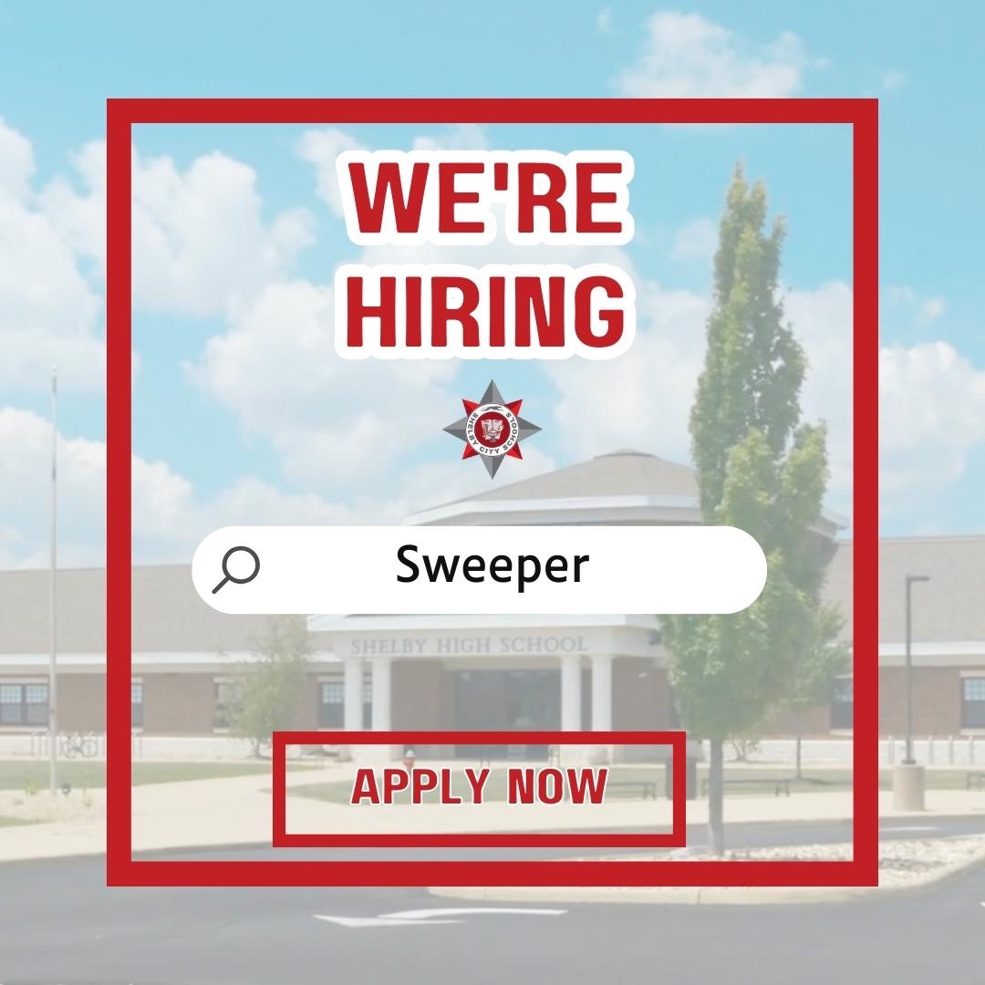 shelbywhippets's tweet photo. 🧹✨ Join Our Team! ✨🧹

We're hiring a Sweeper for Shelby PK-8 (Area #6) for the 2023-2024 school year! 🏫 For more information, visit our facebook page or contact Dan Miller, Director of Buildings and Grounds, at 419-342-2442 to apply or learn more! 📞👷‍♂️ #WhippetPride https://t.co/pDZC2lyT0r