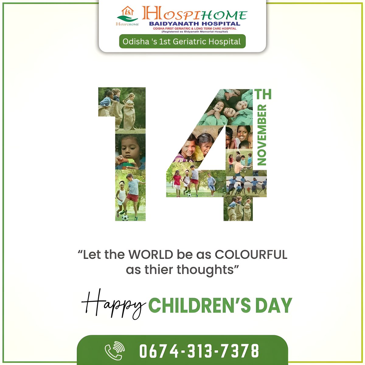 #Happy_Childrens_Day
Every child is special. Children's Day, also known as 'Bal Diwas' is celebrated across India every year on November 14. 
#ChildrensDay #celebrationtime #childhood #everychildcounts #SpecialDay #BirthAnniversary #JawaharlalNehru #Nov14 #EducationForAll
