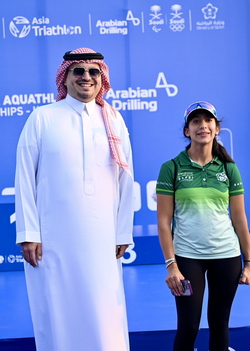 📸|

التقى صاحب السمو رئيس الاتحاد الأسيوي للترايثلون بن جلوي بالبطلة البارالمبية رنيم الفرائضي مقدماً لها الدعم و التحفيز لمشاركتها في #بطولة_اسيا_لسبرنت 🤩💪🏼

#ترايثلون_السعودية
#الحفر_العربية
#Arabian_Drilling