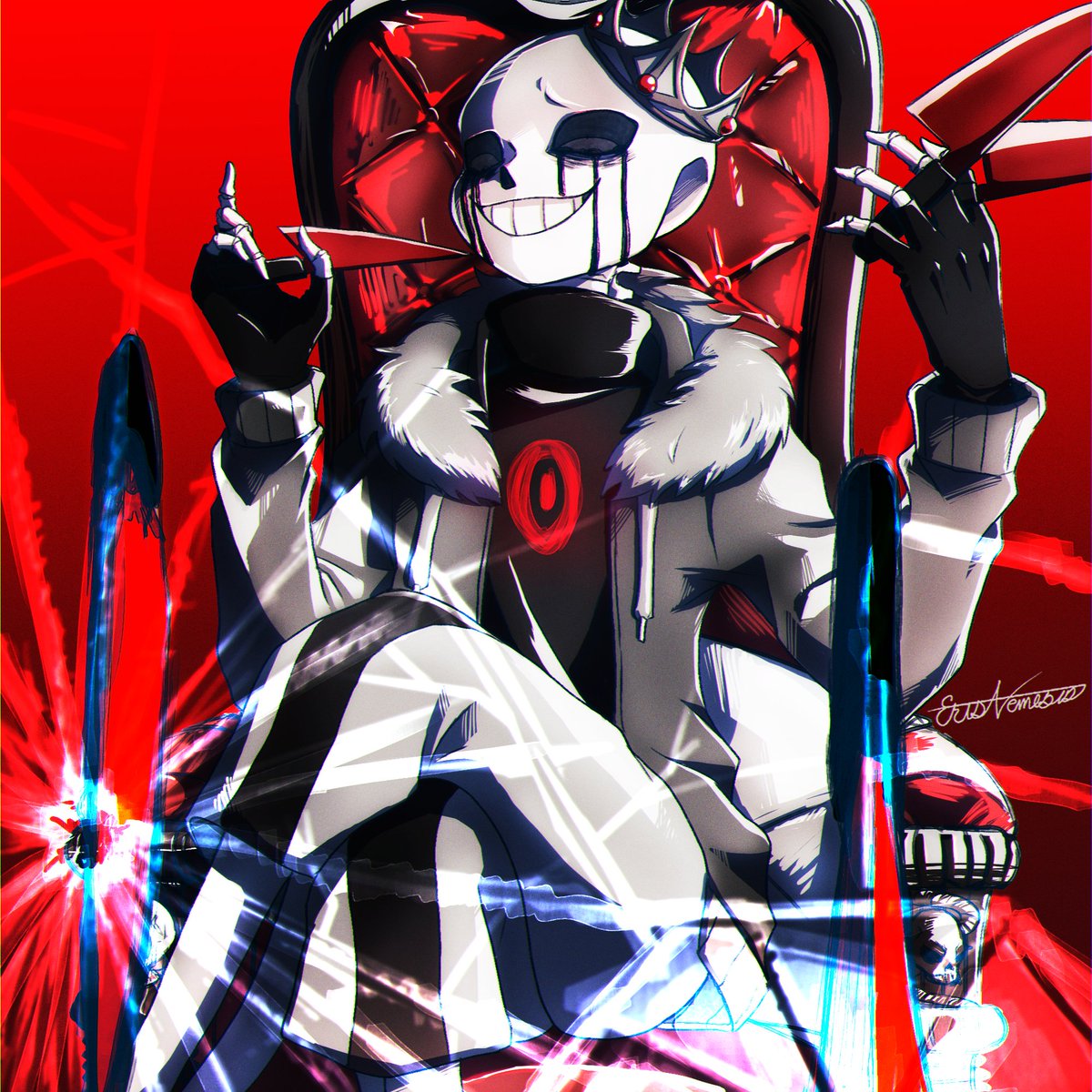eris_m1's tweet photo. KING風Killer!Sans

#undertaleAU https://t.co/MUx1hVd7nC
