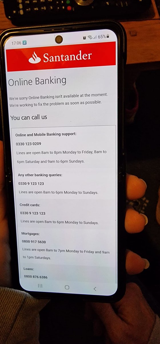 72Tmb's tweet photo. @santanderukhelp I access it through Google. Attached photo is what I get before I even get to the log in page. https://t.co/CqvQvTOshj