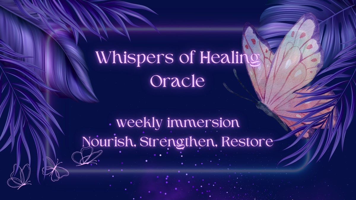 Luna_Marigolde's tweet photo. Whispers of Healing "Get Clear"
"Take a moment to stop and think about what your intentions truly are regarding this situation. This is necessary to ensure you manifest what you want rather than what you don't want."

#oracle #healing  #wellness https://t.co/DsGfyFIYg7