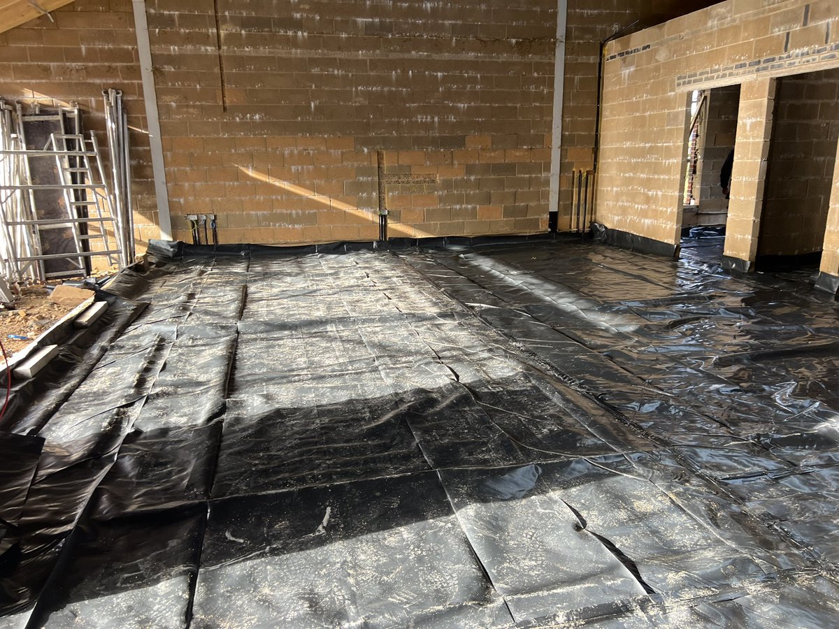 Wallsandceiling's tweet photo. New week…… New job….. This time in Felpham. 
Insulate…. Liquid screed…. Plasterboarding and plastering…… 👍🎉 https://t.co/J4akYgaHT2