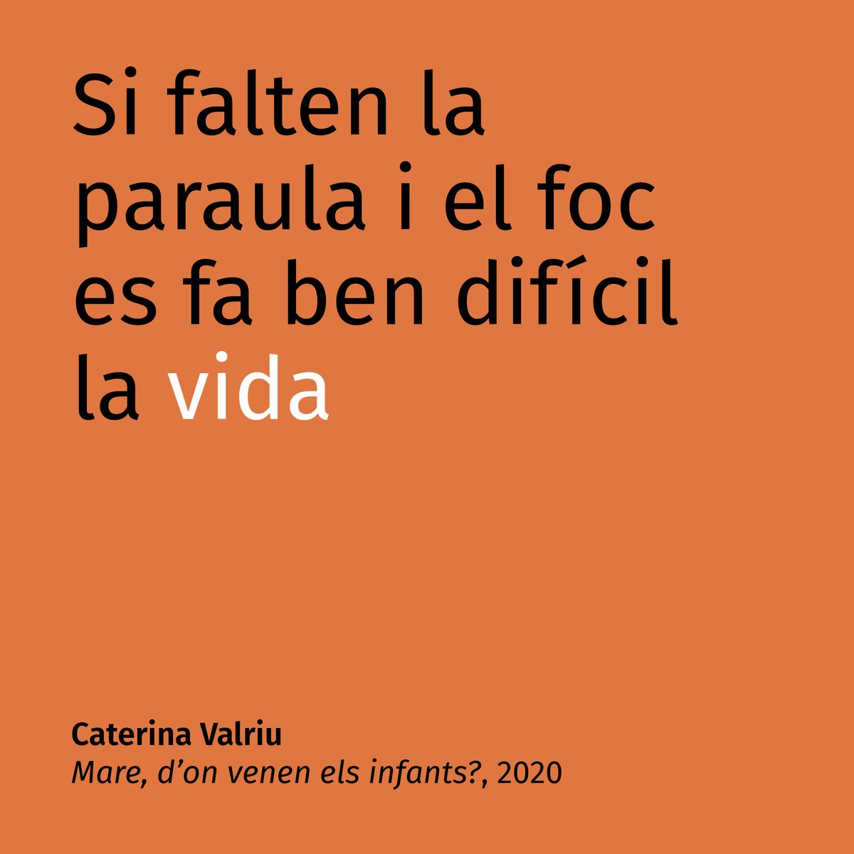 ➡️ Demà ens vista l'escriptora @CaterinaValriu amb el programa #Lletrescompatides. Vos esperem! #TardorLiterària @Catalana_UA @angels_frances @jollroig