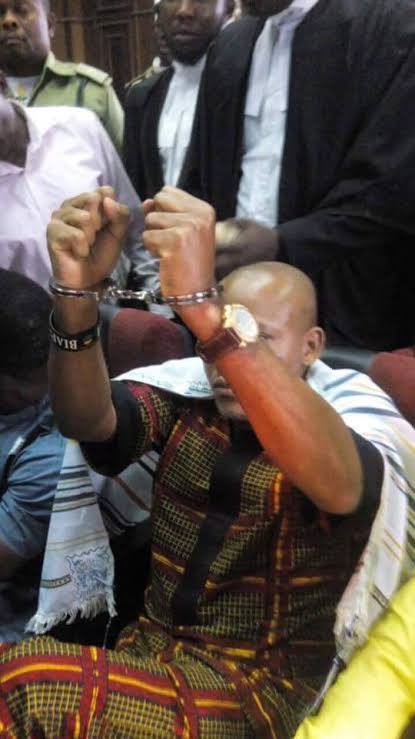 ElochukwuOhagi's tweet photo. One of the lïes the criiminals recrúited by the government told themselves was that they are the reason people are still talking about Bíafra and Màzi Nnámdi Kánu. 

This is very funny. 

Màzi Nnámdi Kanû is the leader of the indîgenous peóple of Bîafra. He leads more than 50 million people. His kîdnap and extraordinary rendition was the greatest publicity IPÓB has gotten. 

For over one yeàr discussions have centred on him. Week in and week out, IPÓB lawyers have been making press releases and statements that are always on the front pages both in local and foreign newspapers. 

IPÓB leadership, and IPÓB publicity secretary have been making press releases and the newspapers like Vanguard etc and online news media like Sahara Reporters have been carrying the news. 

Millions of analysts deliberate on the kïdnap of this very man and how he is being held illégally. 

He has won Nîgerîa in their own court and this is doing exaçtly what he said; leading from the frónt. And some críminals who were recruited by politicians and working hand in glove with the D-SS are claiming they are the reason people still talk about Bíafra. 

The only reason Mázi stayed this long in detention was because of the actions of these criiminal infiltrators together with the actions of siblings of MNK. What they wanted was to facilitate the deáth of MNK, but all of you faithful servants of chukwu okike abiama stood your ground and refused. 

They await their sháme. 

Elochukwu Ohagi, Philosopher, Teacher and Activist, 2023.