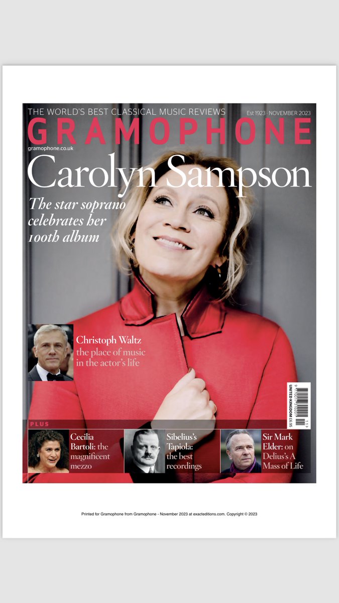 Counting the days until the release of her 100th album this Friday, we’re zooming in on star soprano Carolyn Sampson. 🎧Listen to her here: bisrecords.lnk.to/CarolynSampson @GramophoneMag @SampsonCarolyn #soprano #classical