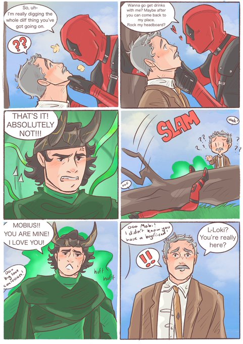 ✨ Jealousy is a strong motivator 🤭 ✨
.
.
Of course Wade would be the one to tip Loki over the edge with jealousy xD
Should I make a part 2 with a lokius kiss? 💕
.
.
.
#loki #LokiS2 #lokiseason2 #lokius #mobius #mobiusmmobius #mobipool #deadpool3 