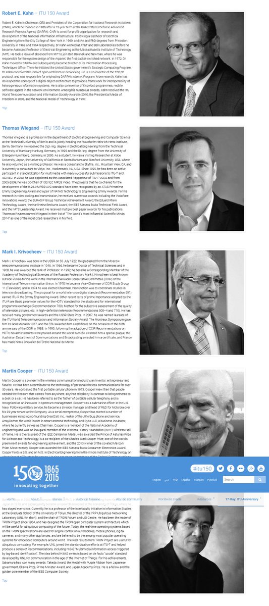 Kazuaki63467532's tweet image. Bill Gates looks like a headline than official five winners... WTF?? he is just &quot;Special&quot; only, Windows is like Hollywood Anime movie. it&apos;s very awkward to Japanese me.  Well of course about it is well known in programmers. 
#TRON #embeddedProgramming #IoT
itu150.org/awards/
