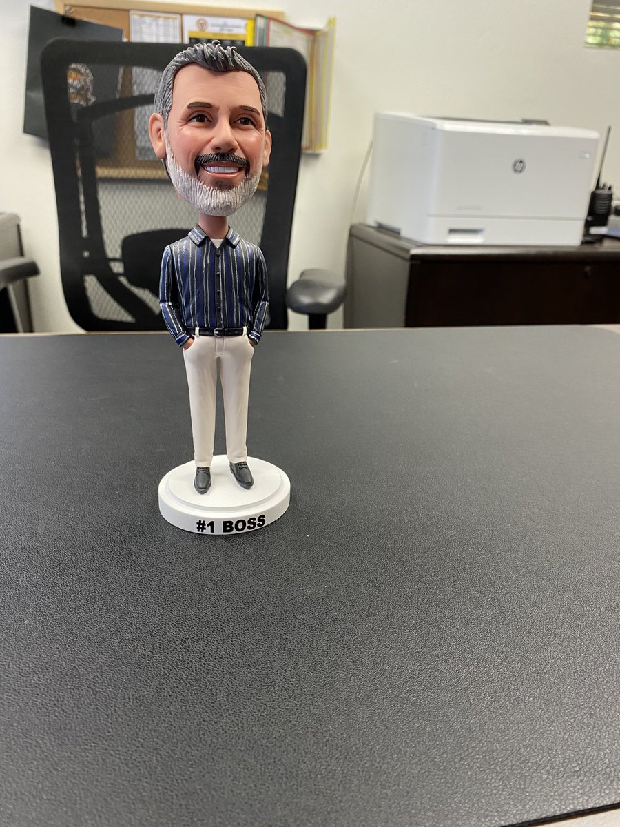 I have been greatly appreciated by my staff throughout the years, but never have I had my staff make me my own bobble head!  Jared Coppolo, you are definitely appreciated by your Loudon Elementary staff!