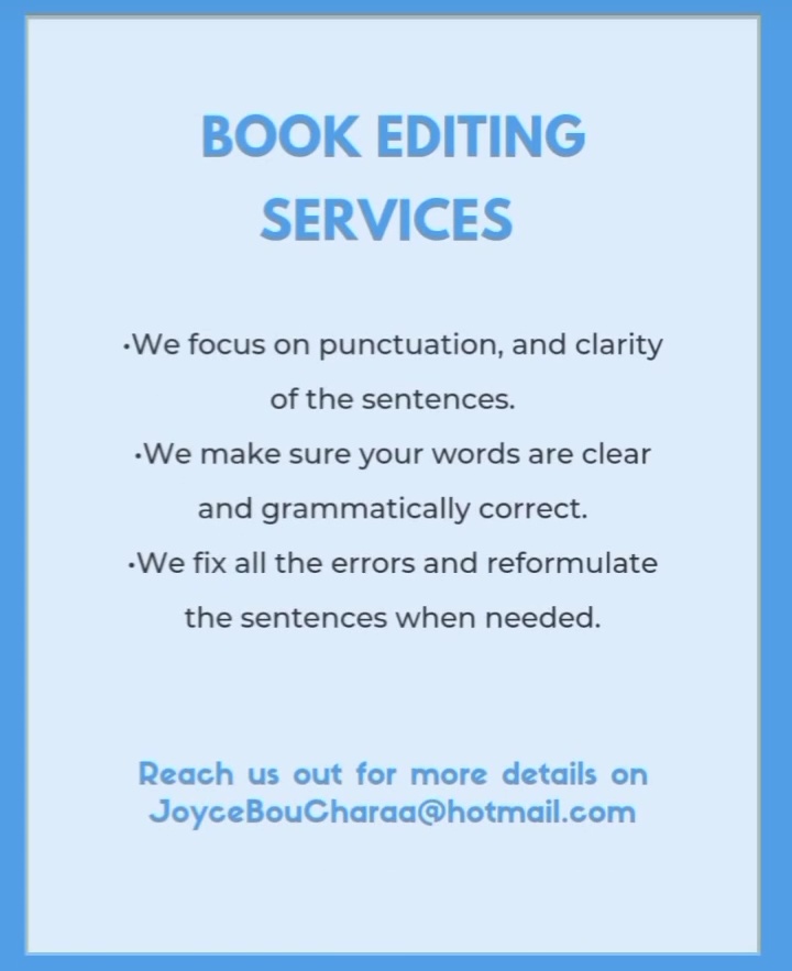EditingJoy's tweet photo. Looking for a professional book editor?

That's how we work on your drafts📝📚

Contact us via email ✉️
#WritingCommunity #bookeditor #Editing #Authors #writerslift https://t.co/cm1Zv2OhPi