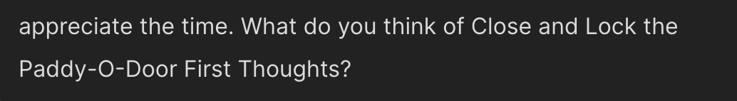 letsmakeapod's tweet image. According to the caption-generating software, LMA is making an Irish-themed horror film. We'll see if the director (singular!) incorporates that into the mood board...tune in tomorrow, Nov. 14, for episode 6.