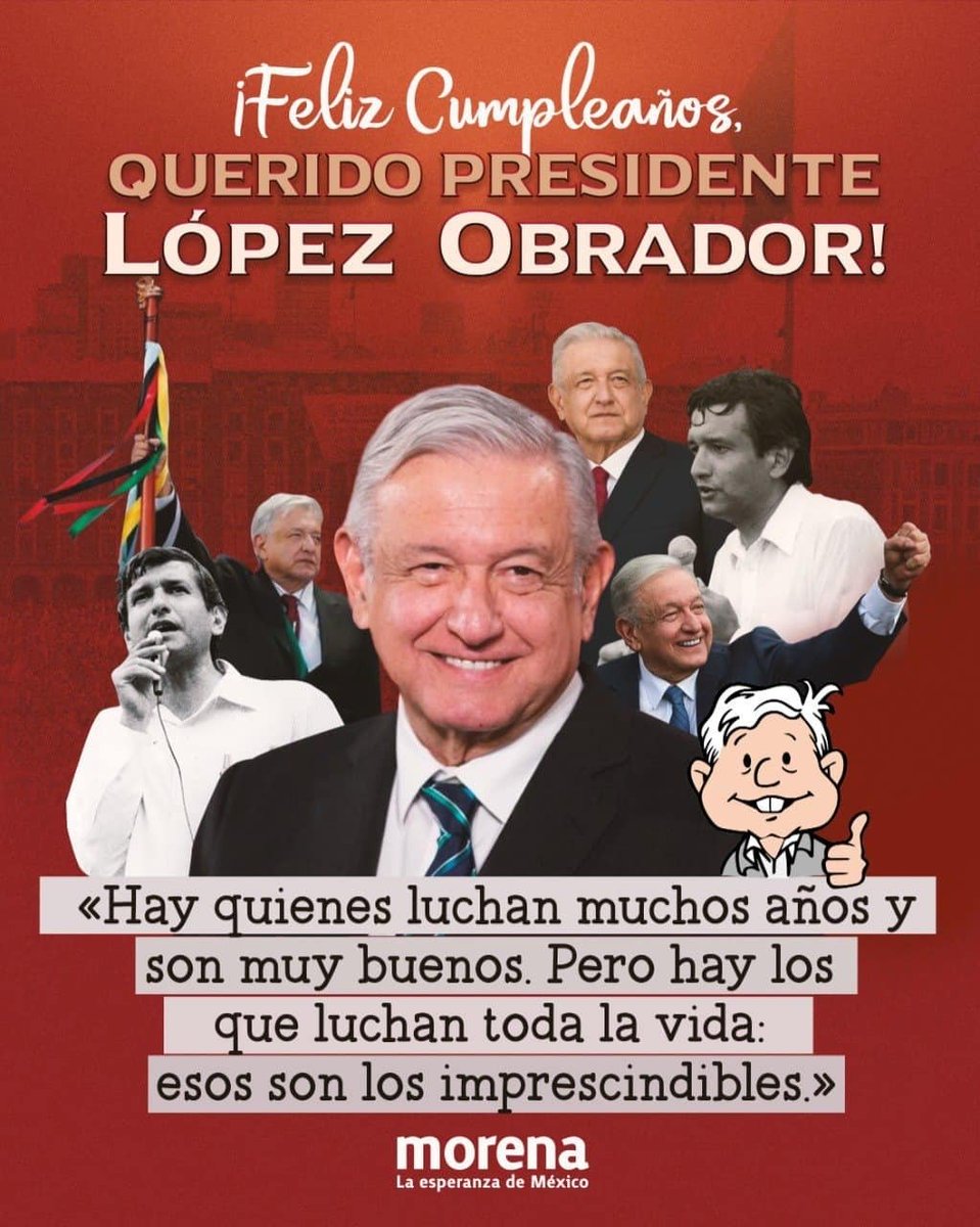 PatGtzOtero's tweet image. #CumpleAMLOFest @lopezobrador_