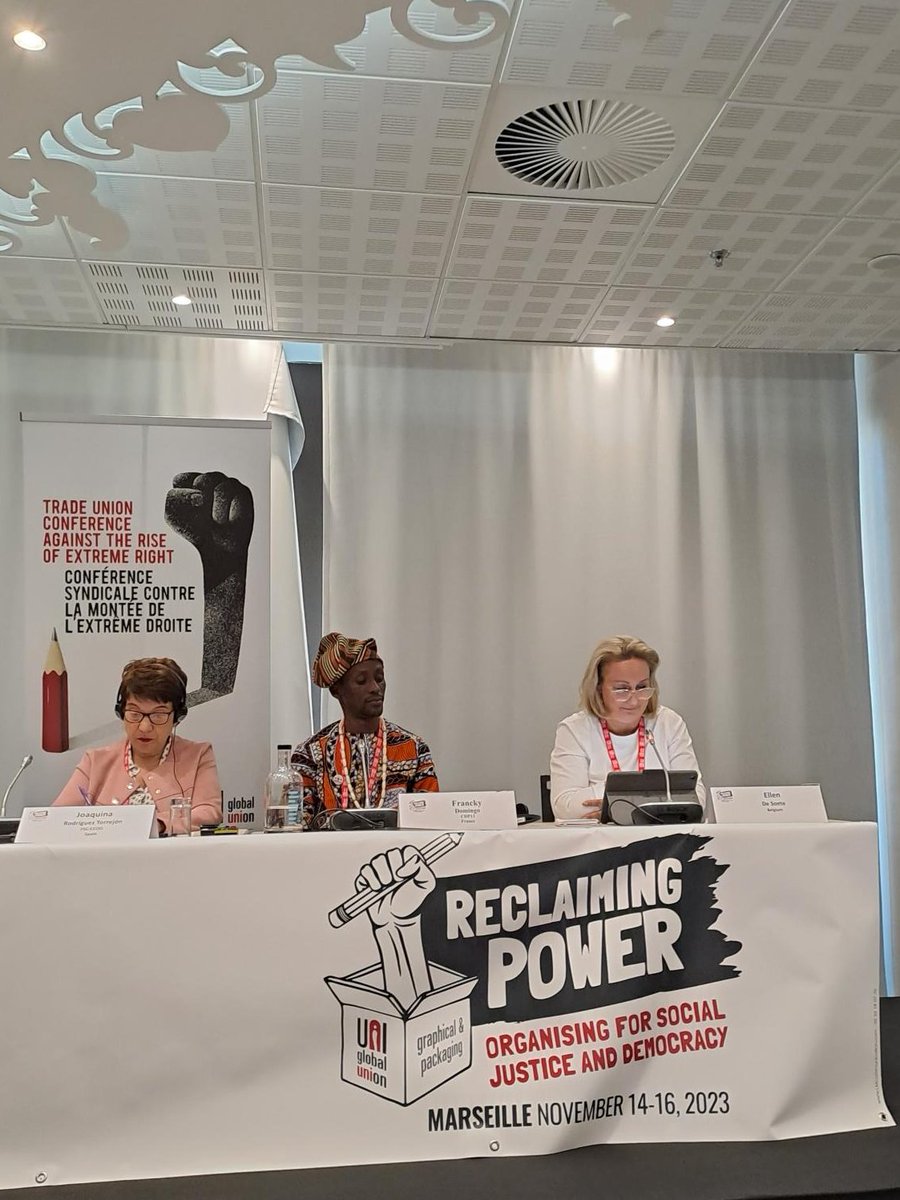 'People need hope and connection now more than ever, instead of discord and hatred from the far right. The @8meicoalitie is a good example of what cooperation between trade unions, civil society organisations and citizens can achieve' says Ellen de Soete @EDS1966 #ReclaimingPower