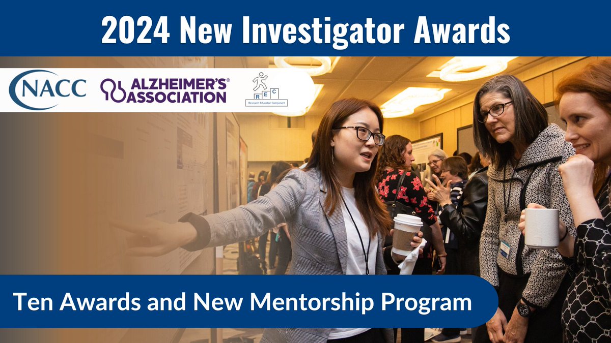 Calling all new/early-career ADRC researchers! Apply for the $135K New Investigator Award Program, sponsored by @alzassociation and @naccdata. Submit a brief Letter of Intent by Nov. 30 to be eligible. bit.ly/3nGraxQ 

#NIAfundedADRC #ENDALZ #ResearchDiversity