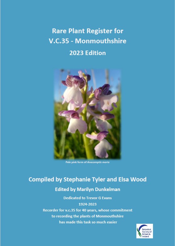 The Rare Plant Register for Monmouthshire (2023) compiled by Stephanie Tyler and Elsa Wood and edited by Marilyn Dunkelman is now available via SEWBReC: issuu.com/sewbrec/docs/r… Thanks to Steph, Elsa and Marilyn for permission to share this publication.