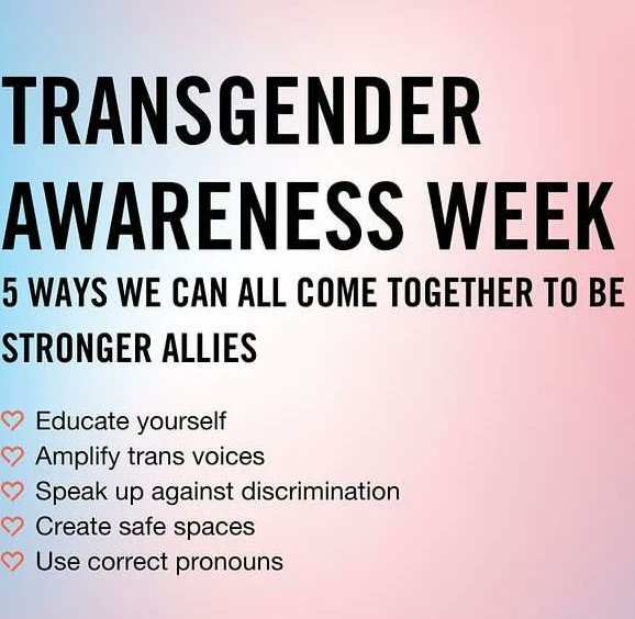 queersexworker's tweet photo. It's Transgender Awareness week 🌈

We're committed to amplifying the voices of transgender individuals, celebrating their incredible resilience, and working towards a world where everyone can live free from discrimination and stigma 🌈🌈🤟🤟 https://t.co/F0AaorOwcS