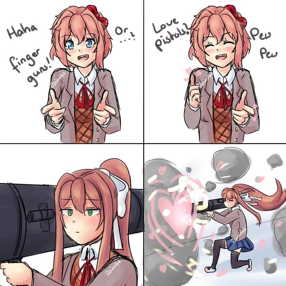 Storyteller_x3's tweet image. Thanks to @ConnorFee10 for sending me this amazing meme drawn by @RaionArt. Just a reminder that no matter what the other girls say, I love you more.

I rate: Love Bazooka/10