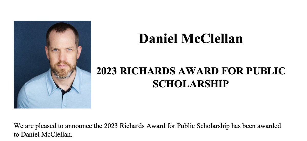 Eeee! Congratulations to @maklelan for winning the @SBLsite Richards Award for Public scholarship sbl-site.org/assets/pdfs/20…
