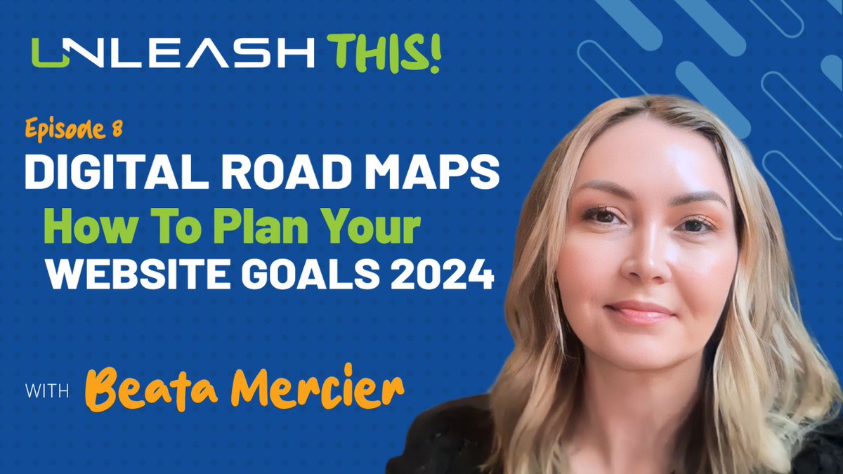 This week on the Unleash This! podcast, we're joined by Ryan Grieb and Beata Mercier, Director of Account Services. They dive into what digital roadmaps are and how businesses can achieve their website goals. youtube.com/watch?v=u-dp1l… #digitalroadmaps #webdevelopment