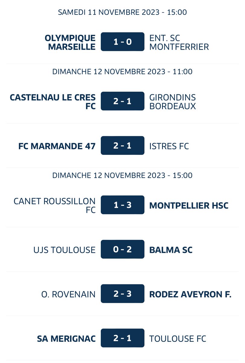 treize013's tweet photo. ℹ️ Après sa victoire (1-0) face à l'#ESCM, les U17 Nationaux de l’#OM se positionne à la 1ère place du classement de la Poule E du Championnat U17 National. Prochain match le 18/11/23 avec un déplacement sur la pelouse du #BSC.

#TeamOM 🔵⚪️ https://t.co/TyUcNTdyWg