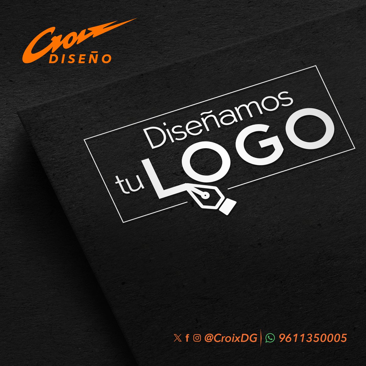 Tu logotipo es el primer contacto que tienen tus clientes con la esencia de tu empresa sin utilizar palabras. En segundos, un simple símbolo puede proyectar confianza y profesionalismo. Nosotros Diseñamos tu logotipo y proyectamos tu marca de forma estética y funcional. #CroixDG
