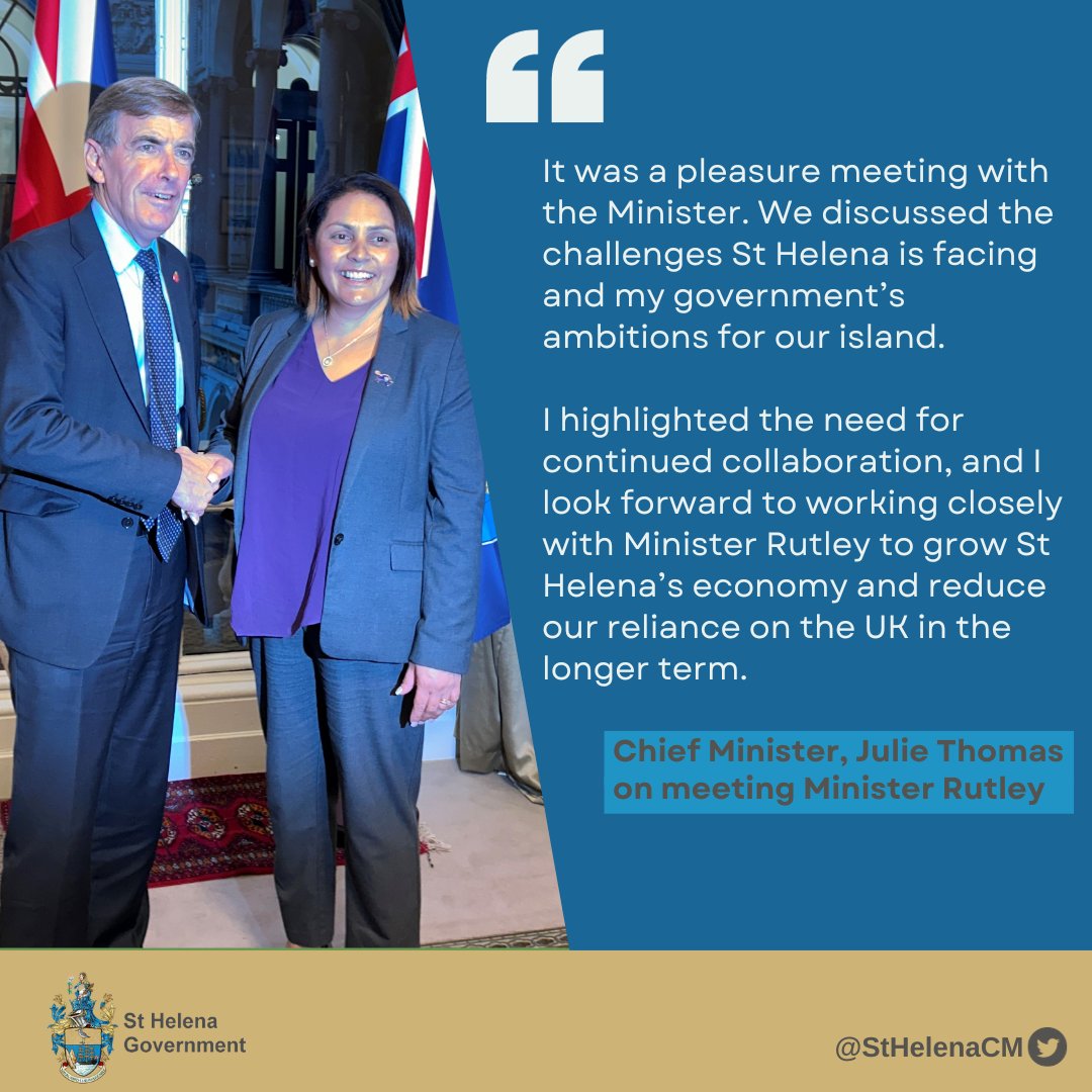 Chief Minister of St Helena tweet media