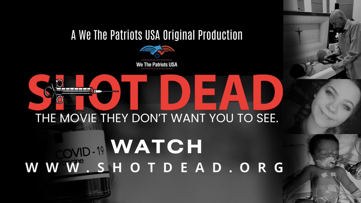 Give these families who lost their children to the shot a voice. Share and watch their heartbreaking stories in our film at ShotDead.org. Fuel their litigation against Pfizer at WeThePatriotsUSA.org.