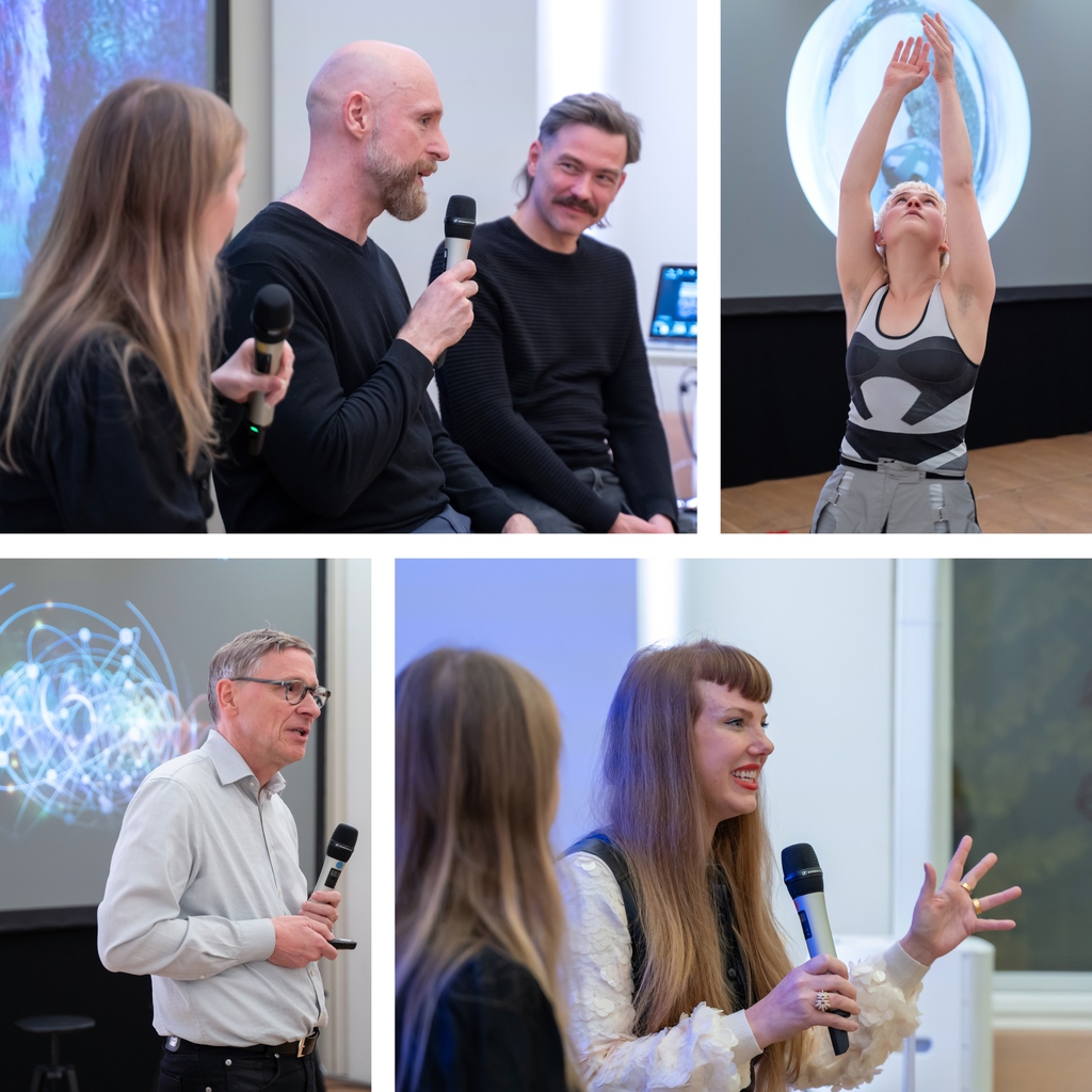 Fantastic evening at our @BerlinSciWeek event ‘Daring to Explore Quantum Creativity’ at @ECDigitalFuture. Loved talking art+science @amykarle, #oliverbenson #timschroeder #hannahschillinger @roisinkiberd🙏⁠ co-organisters @UdK_Berlin_ @GI_Irland 📸Goethe-Institut/Alicja Hoppel