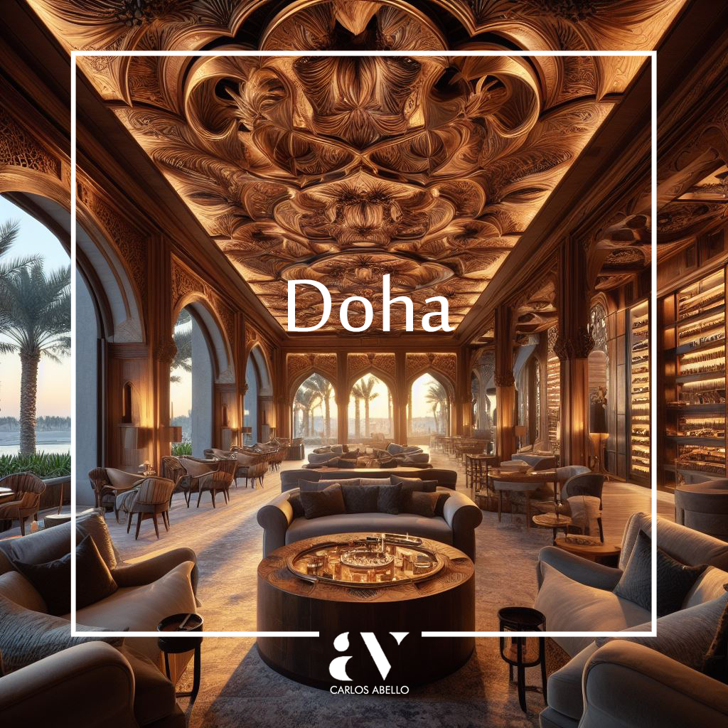 AV_Architects's tweet photo. 🌆✨Welcome to luxury and sophistication in Doha, Qatar! We are delighted to present our proposal for a new Coffee Lounge that will elevate your senses to a whole new level. Get ready to ignite your senses. 🔥☕🌟 #LuxuryCoffeeLounge #ElegantDoha #DiscoverDoha #VisitQatar https://t.co/WYGmeHV1P0