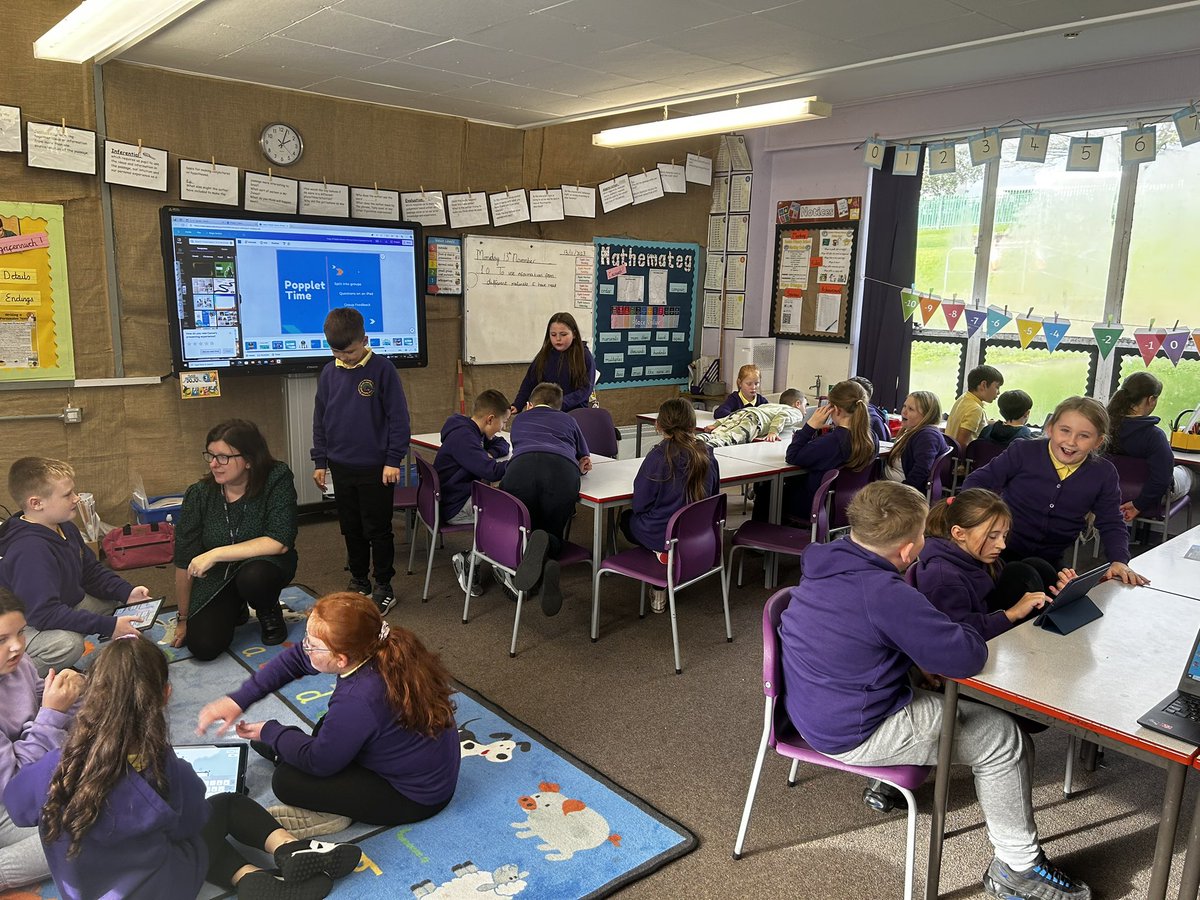 Great day with <a href="/Goetre1/">Goetre P.S.</a> primary school #digitalheroes. All ready to help parents and grandparents stay safe online