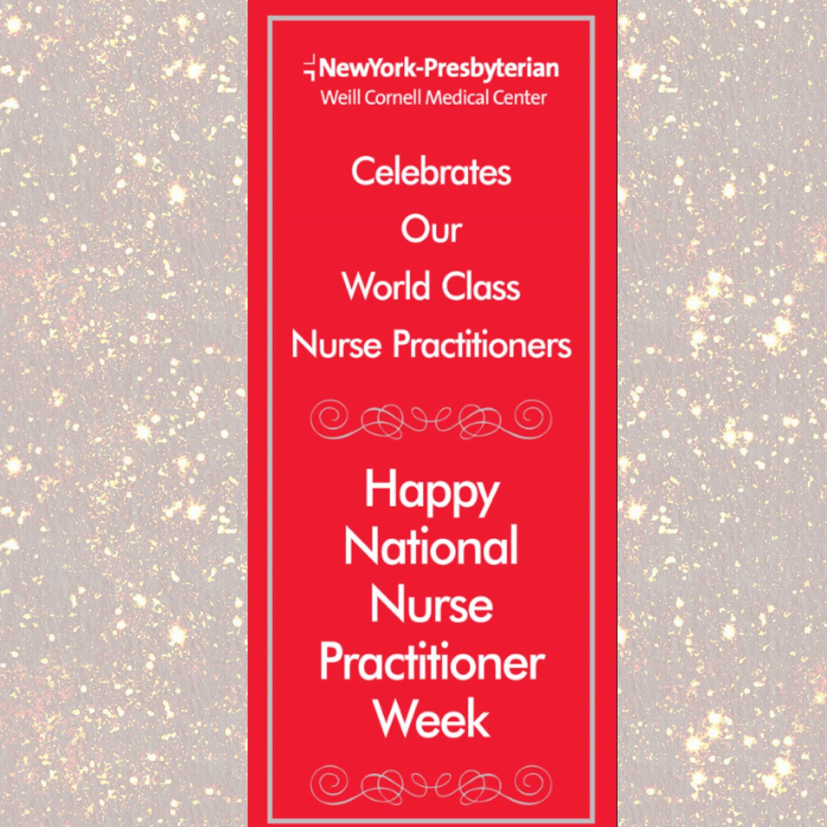 Celebrating all of our amazing Nurse Practitioners @nyphospital Weill Cornell Medical Center! Thank you for providing compassionate collaborative care and making a difference in the lives of your patients and families! #thankyou #NPWeek @WillieMManzano